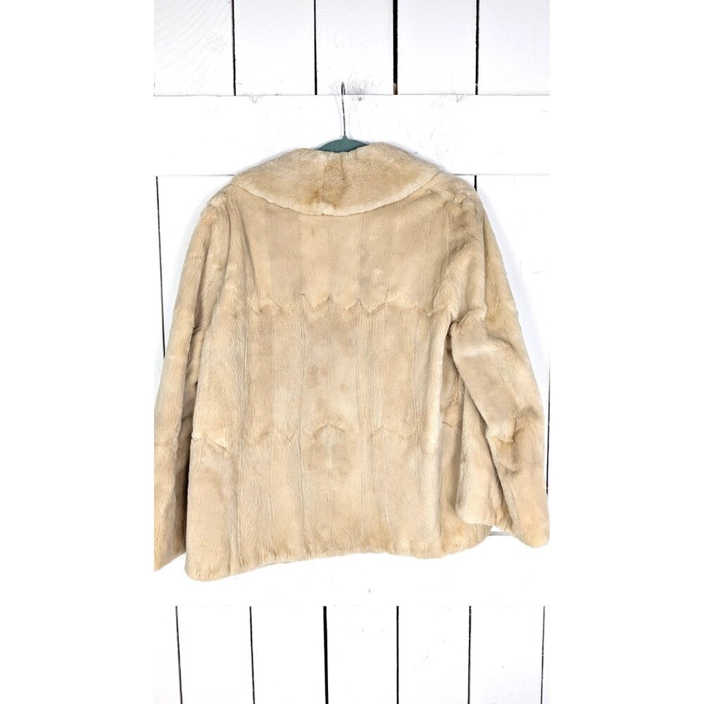 Vintage genuine fur coat jacket - Picture 3 of 6